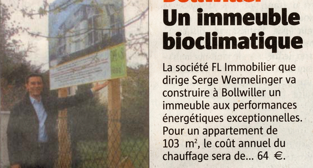 Un immeuble bioclimatique