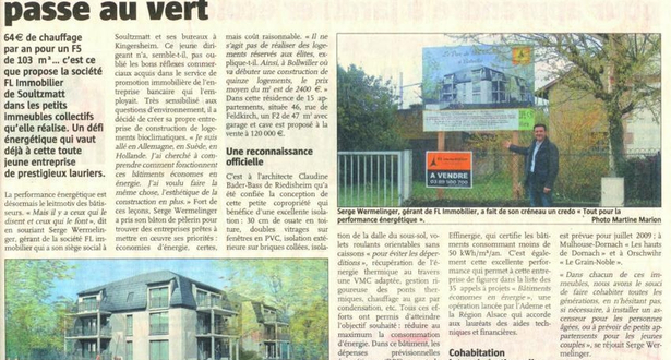 Maîtrise de l'énergie - Le bâtiment passe au vert