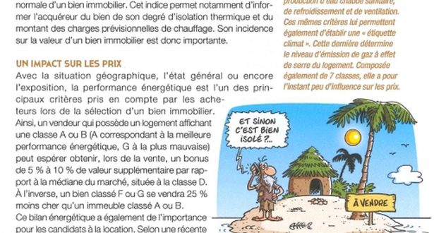 PATRIMOINE - L'IMPACT DU DPE SUR LA VALEUR D'UN BIEN IMMOBILIER