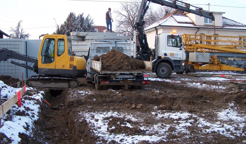 Reportage chantier - février 2009